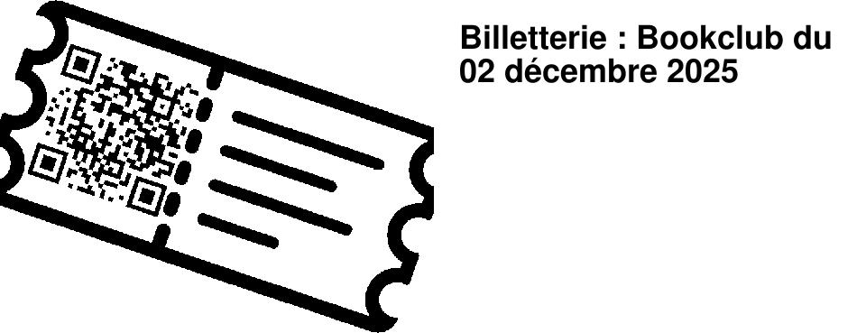 Billetterie : Bookclub du 02 d�cembre 2025