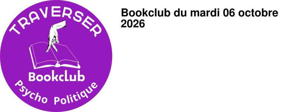 Bookclub du mardi 06 octobre 2026